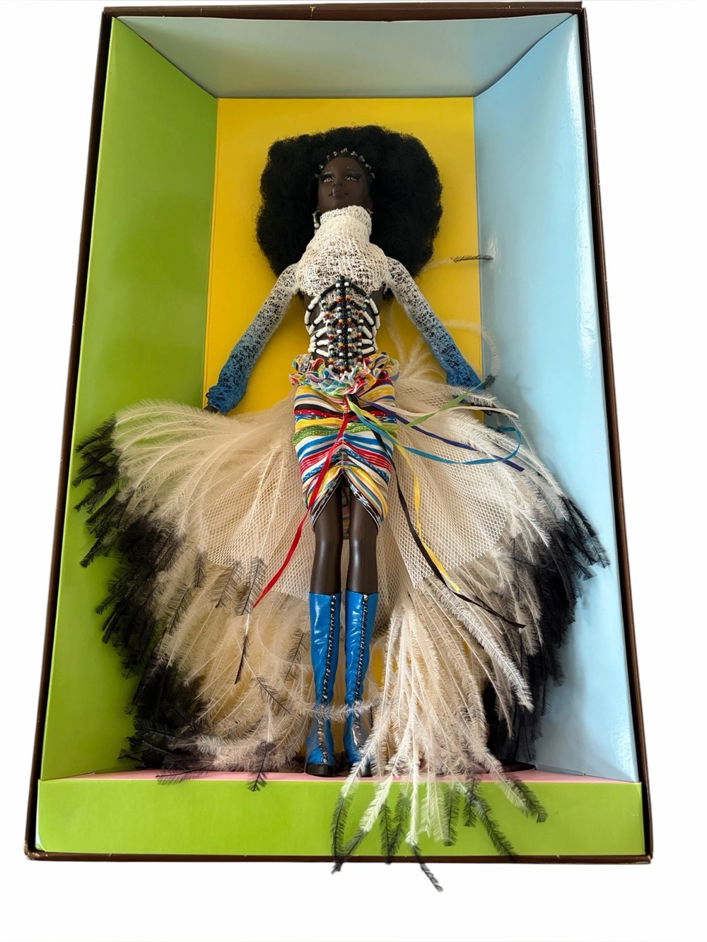 RARE Mbili by Byron Lars Barbie from Treasures of Africa series Mattel 2002 NRFB - Picture 3 of 17